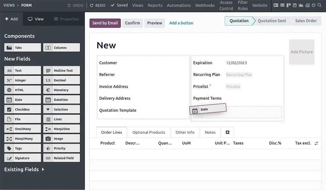 Odoo ERP Studio imDigital